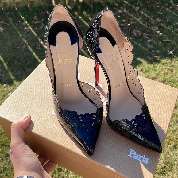 Christian Louboutin black patent pumps - Picture 16 of 16